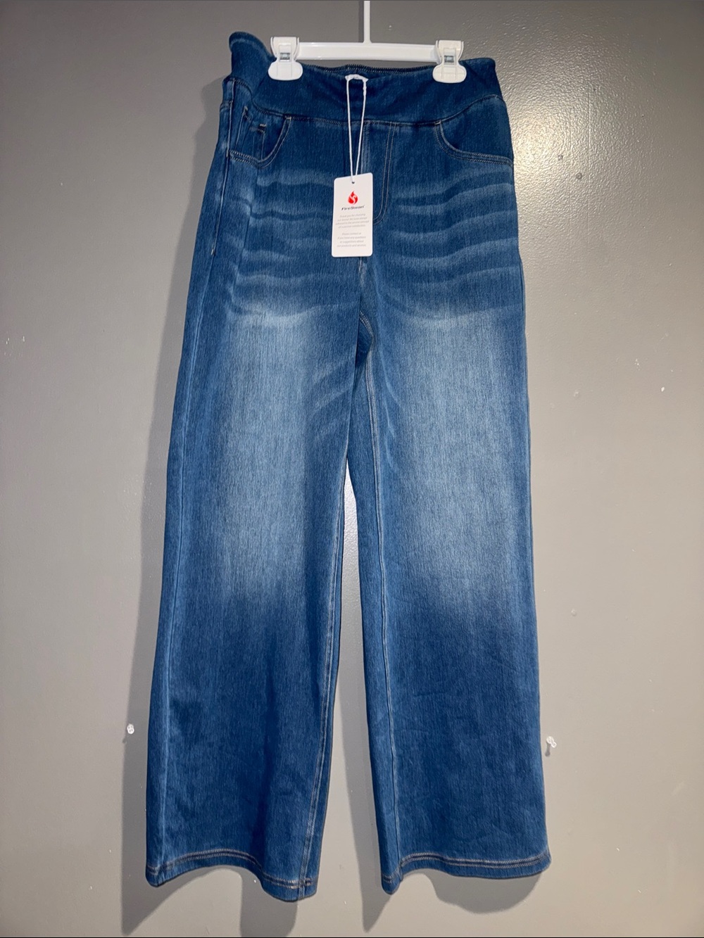 Women's Wide-Leg Flare Jeans in Blue